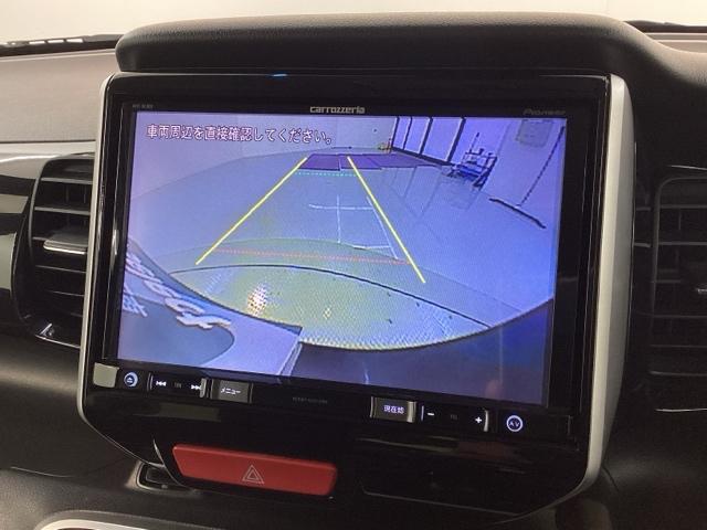 N-BOXカスタム GターボSSPKG/あんしんPKG/1年保証/禁煙車 ナビAVIC-RL900/Rカメラ/TV/Bluetooth/USB/iPod/AUX/ETC/両側Pスライド/ディスチャージヘッドライト/オートリトラミラー/リア席サンシェード/シートヒーター(6枚目)