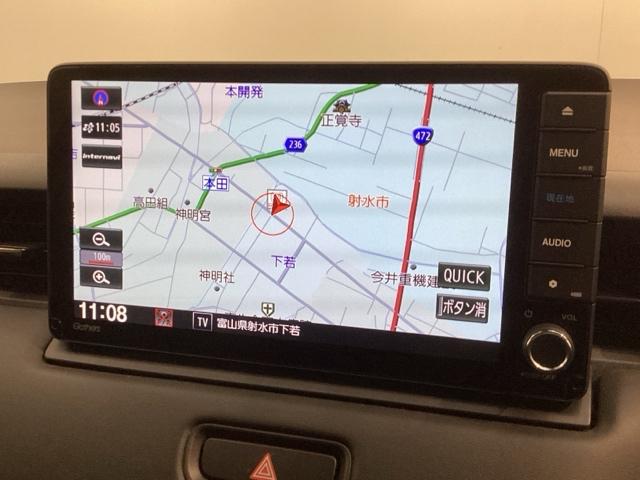 ヴェゼル ｅ：ＨＥＶＸ　Ｈ　ＳＥＮＳＩＮＧ　最長５年保証　ワンオ－ナ－　ナビＶＸＵ－２１５ＶＺｉ　ＴＶ　Ｒカメラ　ＣＤ録音　ＢＴオ－ディオ　ＤＶＤ　ＥＴＣ　ＬＥＤライト　ＶＳＡ　クルコン　アルミ　スマ－トキ－　盗難防止装置（6枚目）