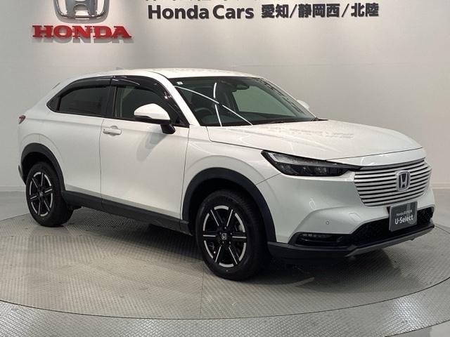 ヴェゼル ｅ：ＨＥＶＸ　Ｈ　ＳＥＮＳＩＮＧ　最長５年保証　ワンオ－ナ－　ナビＶＸＵ－２１５ＶＺｉ　ＴＶ　Ｒカメラ　ＣＤ録音　ＢＴオ－ディオ　ＤＶＤ　ＥＴＣ　ＬＥＤライト　ＶＳＡ　クルコン　アルミ　スマ－トキ－　盗難防止装置（51枚目）