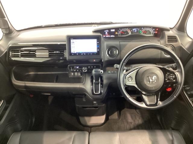 N-BOXカスタム Lターボ/HSENSING/最長5年保証/禁煙車/1オ-ナ- ナビVXM-214VFi/Rカメラ/TV/CD/DVD/Bluetooth/USB/iPod/オートリトラミラー/両側Pスライドドア/Sエアバッグ/Sカーテンエアバッグ/Sバックテーブル/シートヒータ(8枚目)
