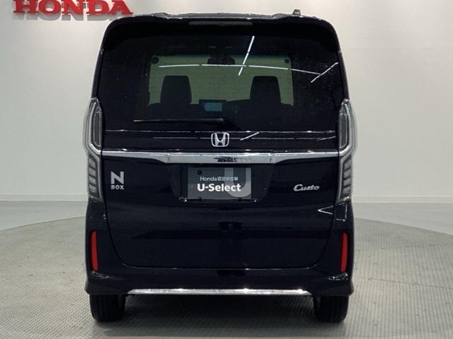 N-BOXカスタム Lターボ/HSENSING/最長5年保証/禁煙車/1オ-ナ- ナビVXM-214VFi/Rカメラ/TV/CD/DVD/Bluetooth/USB/iPod/オートリトラミラー/両側Pスライドドア/Sエアバッグ/Sカーテンエアバッグ/Sバックテーブル/シートヒータ(49枚目)