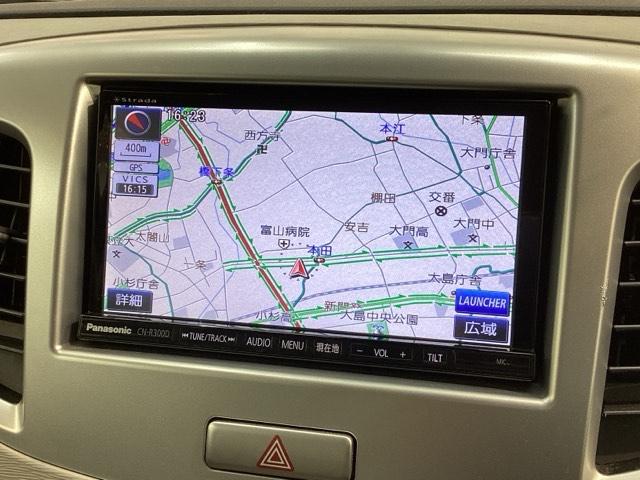 ワゴンR FZ/保証付/禁煙車/ナビCN-300D TV/Rカメラ/CD/Bluetooth/USB/iPod/HDMI/ETC/アルミ/ドアバイザー/フロアマット/保証書/取説/スマートキー/スペアキー/横滑り防止/Fベンチシート/オートエアコン(5枚目)