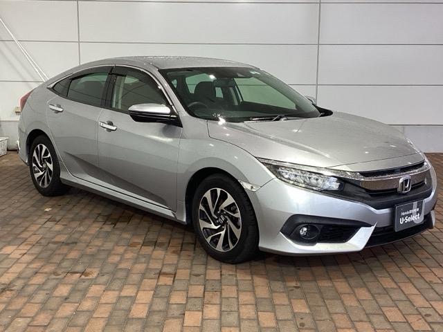 シビック セダン HSENSING最長5年保証ワンオ-ナ-ナビ サイドエアバッグ ワンオーナー車 DVD視聴可能 横滑り防止装置 地デジTV リアカメラ クルーズコントロール スマキー 前席シートヒーター ABS(50枚目)