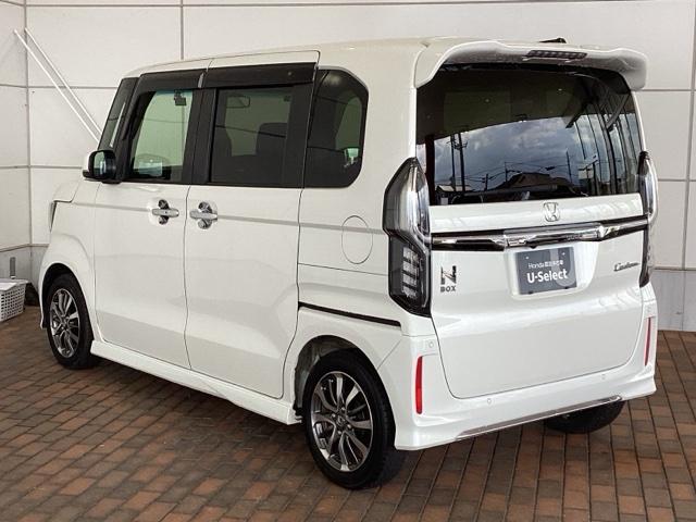 N-BOXカスタム L H SENSING 最長5年保証 ワンオ-ナ- TV Rカメラ BTオ-ディオ シ-トヒ-タ- ETC LEDライト 両側電動ドア VSA クルコン アルミ スマ-トキ- 盗難防止装置 整備記録簿(48枚目)