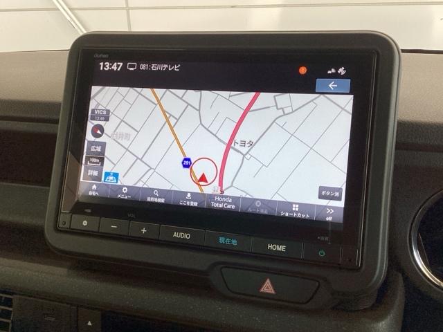 N-BOXカスタム ターボ H SENSING 新車保証 試乗車 ワンオ-ナ- ナビVXM-245ZFEi TV Rカメラ BTオ-ディオ ドラレコ シ-トヒ-タ- ETC LEDライト 両側電動ドア VSA クルコン アルミ(6枚目)