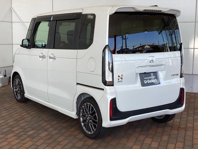 N-BOXカスタム ターボ H SENSING 新車保証 試乗車 ワンオ-ナ- ナビVXM-245ZFEi TV Rカメラ BTオ-ディオ ドラレコ シ-トヒ-タ- ETC LEDライト 両側電動ドア VSA クルコン アルミ(48枚目)