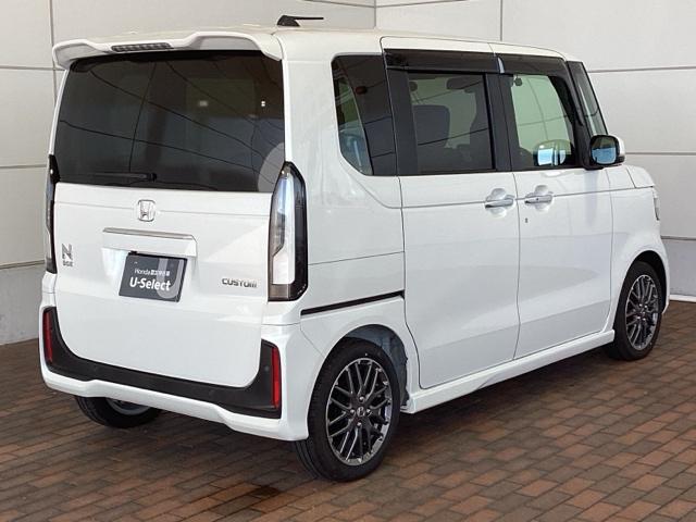 N-BOXカスタム ターボ H SENSING 新車保証 試乗車 ワンオ-ナ- ナビVXM-245ZFEi TV Rカメラ BTオ-ディオ ドラレコ シ-トヒ-タ- ETC LEDライト 両側電動ドア VSA クルコン アルミ(50枚目)