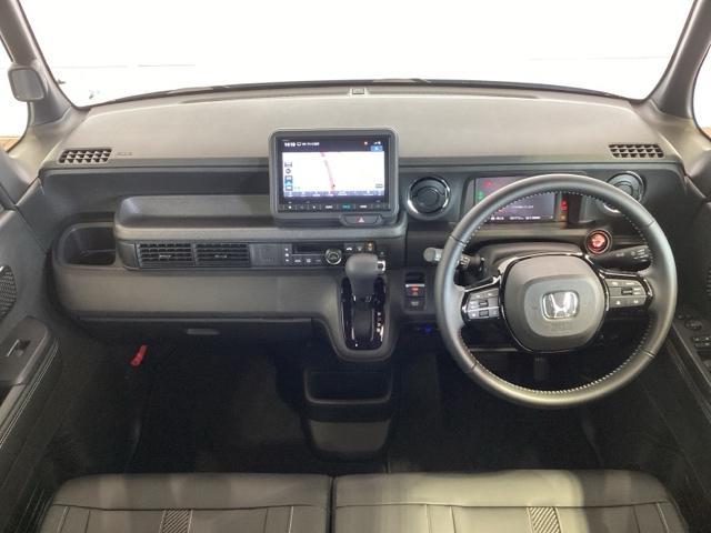 N-BOXカスタム コーディネートスタイル H SENSING 新車保証 試乗車 ナビVXM-245VFEi TV Rカメラ BTオ-ディオ シ-トヒ-タ- ETC LEDライト 両側電動ドア VSA クルコン アルミ スマ-トキ- 整備記録簿(9枚目)