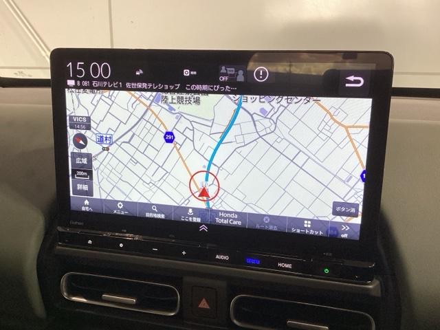 フリード クロスター H SENSING 新車保証 ワンオ-ナ- ナビLXM-247VFLi TV Rカメラ CD録音 BTオ-ディオ DVD ETC LEDライト 両側電動ドア VSA シ-トヒ-タ- クルコン アルミ(6枚目)
