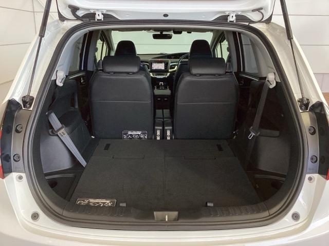 ジェイド ハイブリッドＸ　Ｈ　ＳＥＮＳＩＮＧ　１年保証　ワンオ－ナ－　純正ナビ　ＴＶ　Ｒカメラ　ＢＴオ－ディオ　ＤＶＤ　ＥＴＣ　ＬＥＤライト　ＶＳＡ　クルコン　アルミ　スマ－トキ－　盗難防止装置　整備記録簿　ＡＡＣ　スペアキ－（19枚目）