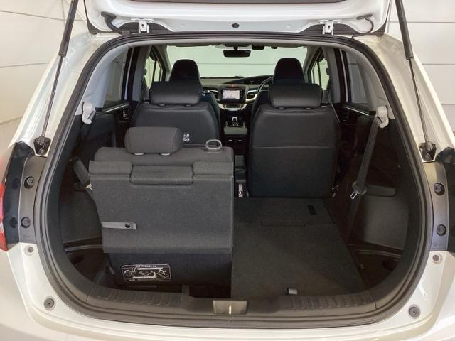 ジェイド ハイブリッドＸ　Ｈ　ＳＥＮＳＩＮＧ　１年保証　ワンオ－ナ－　純正ナビ　ＴＶ　Ｒカメラ　ＢＴオ－ディオ　ＤＶＤ　ＥＴＣ　ＬＥＤライト　ＶＳＡ　クルコン　アルミ　スマ－トキ－　盗難防止装置　整備記録簿　ＡＡＣ　スペアキ－（35枚目）