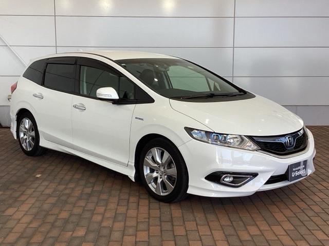 ジェイド ハイブリッドＸ　Ｈ　ＳＥＮＳＩＮＧ　１年保証　ワンオ－ナ－　純正ナビ　ＴＶ　Ｒカメラ　ＢＴオ－ディオ　ＤＶＤ　ＥＴＣ　ＬＥＤライト　ＶＳＡ　クルコン　アルミ　スマ－トキ－　盗難防止装置　整備記録簿　ＡＡＣ　スペアキ－（49枚目）