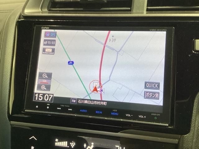 フィットハイブリッド Ｓホンダセンシング　１年保証　ワンオ－ナ－　ナビＶＸＭ－１８５ＶＦＥｉ　ＴＶ　Ｒカメラ　ＣＤ録音　ＢＴオ－ディオ　ＤＶＤ　ＥＴＣ　ＬＥＤライト　ＶＳＡ　クルコン　スマ－トキ－　スペアキ－　盗難防止装置　整備記録簿　ＡＡＣ（5枚目）
