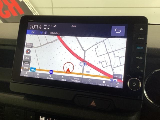 アップルカープレイ・アンドロイドオート対応ギャザズナビ搭載です。知らない道も安心ですね！