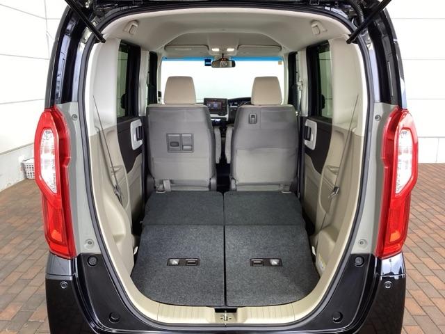 Ｎ－ＢＯＸ Ｇ・ＥＸターボホンダセンシング　リースアップ　最長５年保証　ＴＶ　Ｒカメラ　音楽機器接続　ＥＴＣ　ＬＥＤライト　両側電動ドア　ＶＳＡ　クルコン　アルミ　スマ－トキ－　盗難防止装置　整備記録簿　ＡＡＣ　スペアキ－　ドアバイザ－　ターボ（18枚目）