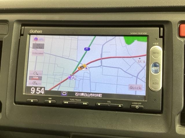 Ｎ－ＷＧＮ Ｇ　１年保証　ワンオ－ナ－　ナビＶＸＭ－１５５ＶＳｉ　ＴＶ　Ｒカメラ　ＢＴオ－ディオ　ＤＶＤ　ＶＳＡ　アルミ　スマ－トキ－　盗難防止装置　ＡＡＣ　スペアキ－　ドアバイザ－　ベンチシ－ト　Ｗエアバッグ　ＰＷ（5枚目）