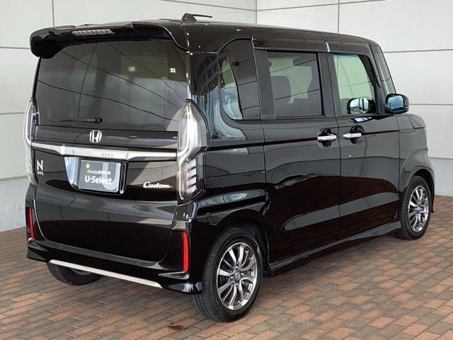 Ｎ－ＢＯＸカスタム Ｌ　Ｈ　ＳＥＮＳＩＮＧ　最長５年保証　ワンオ－ナ－　ナビＶＸＵ－１８５ＮＢｉ　ＴＶ　Ｒカメラ　ＣＤ録音　ＢＴオ－ディオ　ＤＶＤ　シ－トヒ－タ－　ＬＥＤライト　ＶＳＡ　クルコン　アルミ　スマ－トキ－　ＡＡＣ（50枚目）