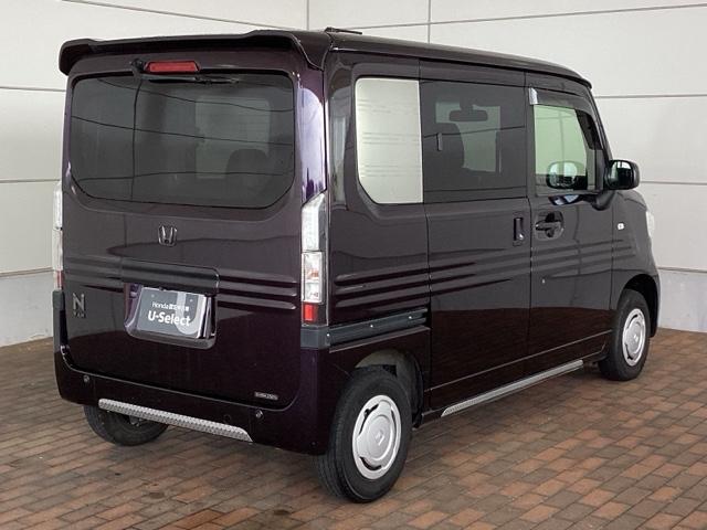 Ｎ－ＶＡＮ＋スタイル クール・ターボホンダセンシング　最長５年保証　ワンオ－ナ－　ナビＶＸＭ－１９５ＶＦＥｉ　ＴＶ　Ｒカメラ　ＢＴオ－ディオ　ＤＶＤ　ＥＴＣ　ＶＳＡ　クルコン　スマ－トキ－　盗難防止装置　整備記録簿　ＡＡＣ　スペアキ－　ドアバイザ－　禁煙（46枚目）