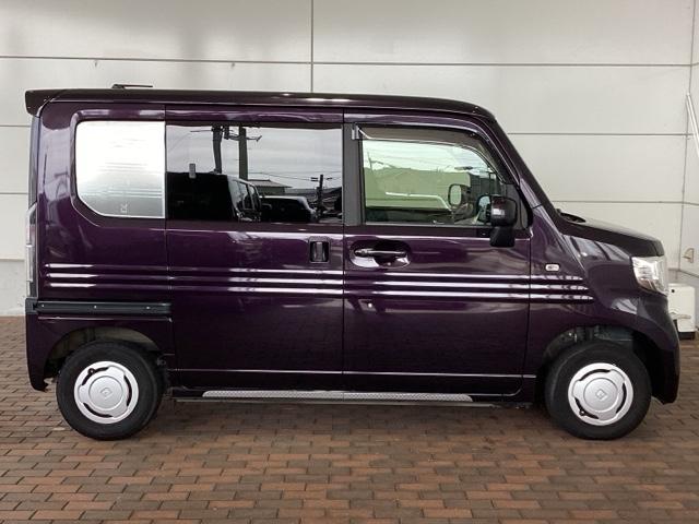 Ｎ－ＶＡＮ＋スタイル クール・ターボホンダセンシング　最長５年保証　ワンオ－ナ－　ナビＶＸＭ－１９５ＶＦＥｉ　ＴＶ　Ｒカメラ　ＢＴオ－ディオ　ＤＶＤ　ＥＴＣ　ＶＳＡ　クルコン　スマ－トキ－　盗難防止装置　整備記録簿　ＡＡＣ　スペアキ－　ドアバイザ－　禁煙（47枚目）