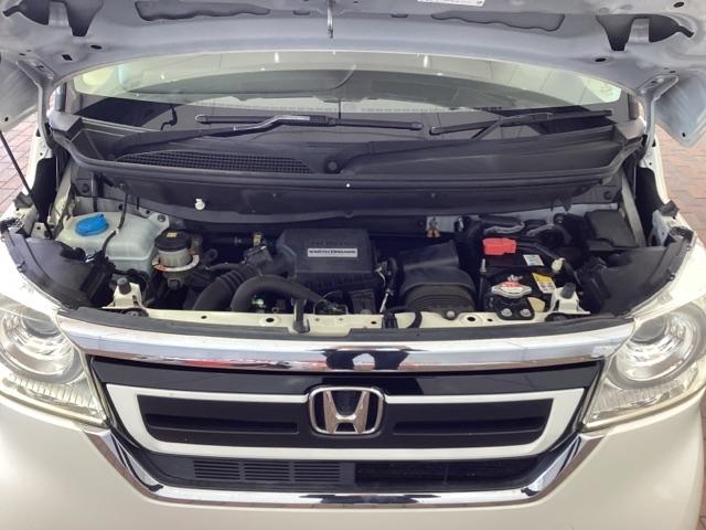 Ｎ－ＢＯＸ Ｇ・ＥＸターボホンダセンシング　１年保証　ワンオ－ナ－　ナビＶＸＵ－１８５ＮＢｉ　ＴＶ　Ｒカメラ　ＣＤ録音　ＢＴオ－ディオ　ＤＶＤ　ＥＴＣ　ＬＥＤライト　両側電動ドア　ＶＳＡ　クルコン　スマ－トキ－　スペアキ－　盗難防止装置　ＡＡＣ（43枚目）