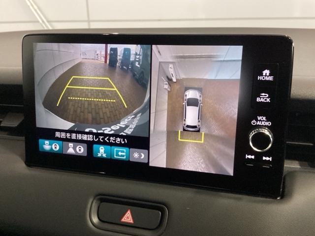 ヴェゼル ｅ：ＨＥＶＺ　ＨＳＥＮＳＩＮＧ新車保証試乗車ナビＥＴＣ　衝突回避支援ブレーキ機能　パノラミックビューモニター　スマキ　Ｐトランク　フルオートエアコン　エアバッグ　両席エアバック　Ｒカメ　記録簿付　パワーウィンドウ（6枚目）
