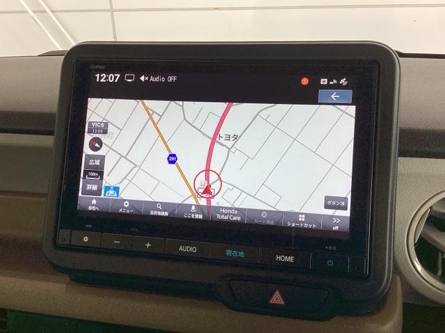 N-BOX ベースグレード H SENSING ナビVXM-245ZFEi TV Rカメラ LEDライト カーテンSRS サイドSRS 横滑り防止 クルコン フルセグ ETC シ-トヒ-タ- スマ-トキ- フロントベンチシ-ト(6枚目)