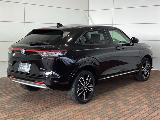 ヴェゼル e:HEVZ HSENSING最長5年保証ワンオ-ナ- 衝突回避支援ブレーキ機能 1オナ スマキ Pトランク フルオートエアコン エアバッグ 両席エアバック Rカメ 記録簿付 パワーウィンドウ LEDランプ ABS(50枚目)