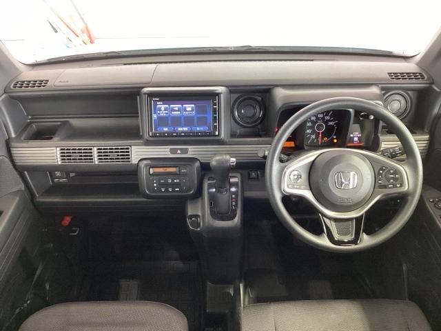 Ｎ－ＶＡＮ＋スタイル ファン　Ｈ　ＳＥＮＳＩＮＧ　最長５年保証　ワンオ－ナ－　ナビＶＸＭ－２１５Ｃｉ　Ｒカメラ　ＢＴオ－ディオ　ＥＴＣ　ＬＥＤライト　ＶＳＡ　クルコン　スマ－トキ－　盗難防止装置　整備記録簿　ＡＡＣ　スペアキ－（9枚目）