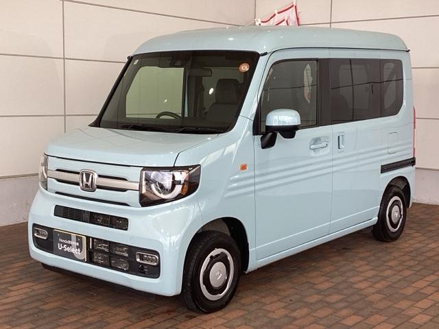 Ｎ－ＶＡＮ＋スタイル ファン　Ｈ　ＳＥＮＳＩＮＧ　最長５年保証　ワンオ－ナ－　ナビＶＸＭ－２１５Ｃｉ　Ｒカメラ　ＢＴオ－ディオ　ＥＴＣ　ＬＥＤライト　ＶＳＡ　クルコン　スマ－トキ－　盗難防止装置　整備記録簿　ＡＡＣ　スペアキ－（50枚目）