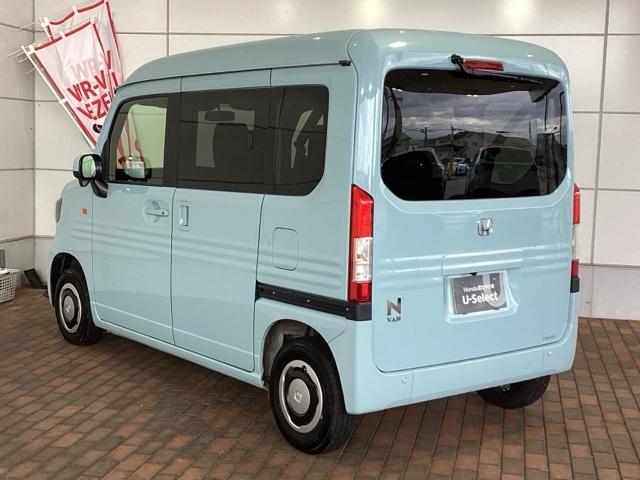 Ｎ－ＶＡＮ＋スタイル ファン　Ｈ　ＳＥＮＳＩＮＧ　最長５年保証　ワンオ－ナ－　ナビＶＸＭ－２１５Ｃｉ　Ｒカメラ　ＢＴオ－ディオ　ＥＴＣ　ＬＥＤライト　ＶＳＡ　クルコン　スマ－トキ－　盗難防止装置　整備記録簿　ＡＡＣ　スペアキ－（52枚目）