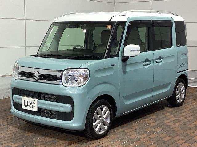 スペーシア ハイブリッドＸ　２ト－ン　最長５年保証　ワンオーナー　ナビ　ＴＶ　Ｒカメラ　マルチビュ－　ＣＤ録音　ＢＴオ－ディオ　ＤＶＤ　ドラレコ　衝突軽減Ｂ　シ－トヒ－タ－　ＥＴＣ　ＬＥＤライト　両側電動ドア　横滑り防止　アルミ（46枚目）