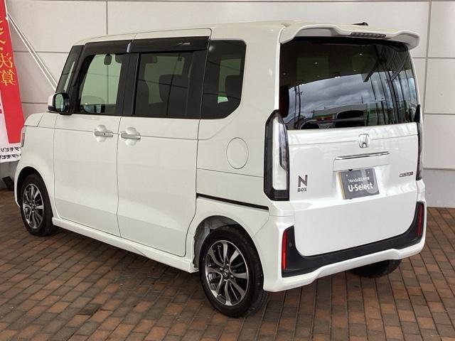 Ｎ－ＢＯＸカスタム ベースグレード　ＨＳＥＮＳＩＮＧ新車保証試乗車ワンオ－ナ－　Ｗ電動ドア　ＵＳＢ接続　ＣＭＢＳ　１オーナー　ベンチシート　オートエアコン　スマートキ　フルフラット　ＬＥＤ　盗難防止装置　クルコン　ＥＴＣ　バックカメラ（46枚目）