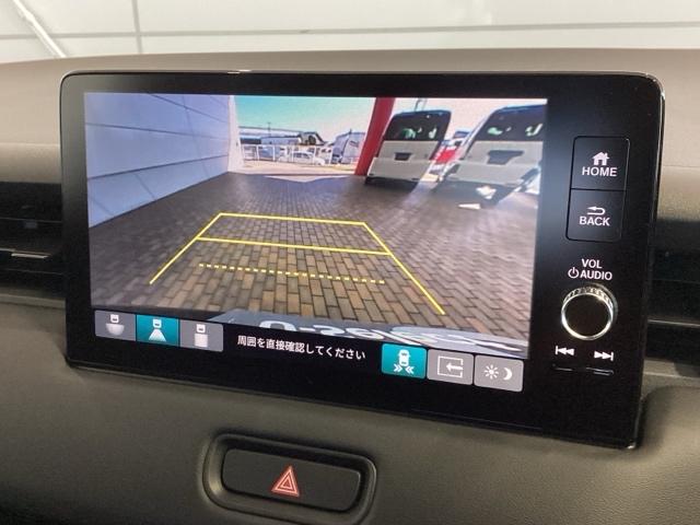 ヴェゼル ｅ：ＨＥＶＺ　デモカー　最長５年保証　ワンオ－ナ－　純正ナビ　ＴＶ　Ｒカメラ　ＢＴオ－ディオ　ＥＴＣ　ＬＥＤライト　ＶＳＡ　シ－トヒ－タ－　クルコン　アルミ　スマ－トキ－　盗難防止装置　整備記録簿　ＡＡＣ（6枚目）