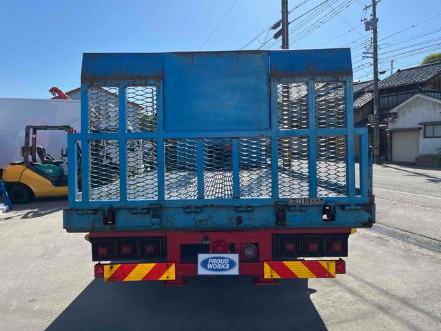 ヒノレンジャー 　４段クレーン　ラジコン　フジタボディー　ＬＳ－Ｓ　積載車　Ｊ０８Ｃ　２６０馬力　リターダー　５．８ｍボディ　サイドアオリ開閉　サイドステンレスバンパー　ｎｅｗ赤シャーシ　　ライトスーパーローダー（10枚目）