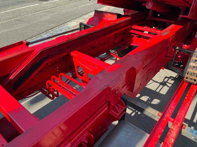 ヒノレンジャー 　４段クレーン　ラジコン　フジタボディー　ＬＳ－Ｓ　積載車　Ｊ０８Ｃ　２６０馬力　リターダー　５．８ｍボディ　サイドアオリ開閉　サイドステンレスバンパー　ｎｅｗ赤シャーシ　　ライトスーパーローダー（45枚目）