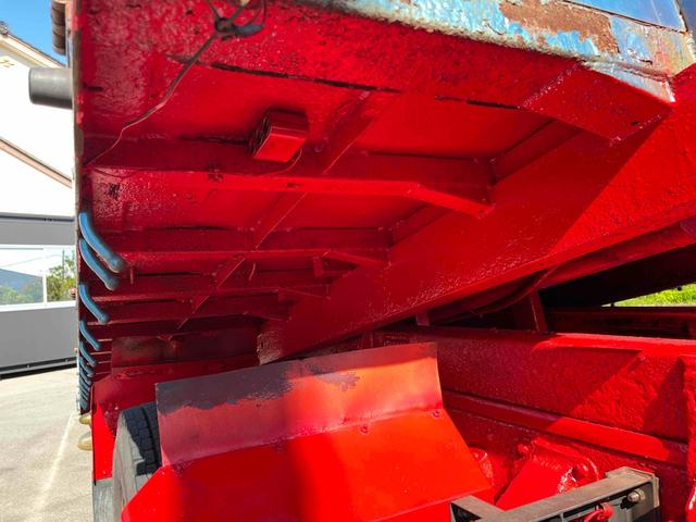 ヒノレンジャー 　４段クレーン　ラジコン　フジタボディー　ＬＳ－Ｓ　積載車　Ｊ０８Ｃ　２６０馬力　リターダー　５．８ｍボディ　サイドアオリ開閉　サイドステンレスバンパー　ｎｅｗ赤シャーシ　　ライトスーパーローダー（48枚目）