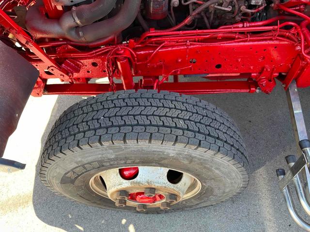 ヒノレンジャー 　４段クレーン　ラジコン　フジタボディー　ＬＳ－Ｓ　積載車　Ｊ０８Ｃ　２６０馬力　リターダー　５．８ｍボディ　サイドアオリ開閉　サイドステンレスバンパー　ｎｅｗ赤シャーシ　　ライトスーパーローダー（64枚目）