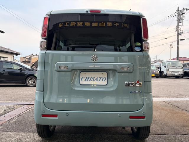 スペーシア ハイブリッドX 両側パワースライドドア スリムサーキュレーター 運転席・助手席シートヒーター 後席パーソナルテーブル スズキセーフティサポート ABS搭載車 前後誤発進抑制機能 エマージェンシーストップシグナル(3枚目)