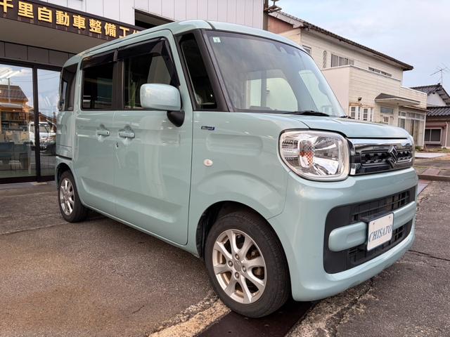 スペーシア ハイブリッドX 両側パワースライドドア スリムサーキュレーター 運転席・助手席シートヒーター 後席パーソナルテーブル スズキセーフティサポート ABS搭載車 前後誤発進抑制機能 エマージェンシーストップシグナル(6枚目)