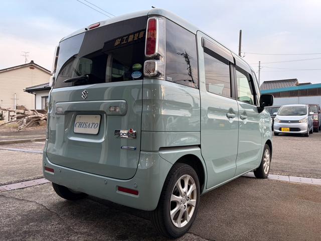 スペーシア ハイブリッドX 両側パワースライドドア スリムサーキュレーター 運転席・助手席シートヒーター 後席パーソナルテーブル スズキセーフティサポート ABS搭載車 前後誤発進抑制機能 エマージェンシーストップシグナル(8枚目)