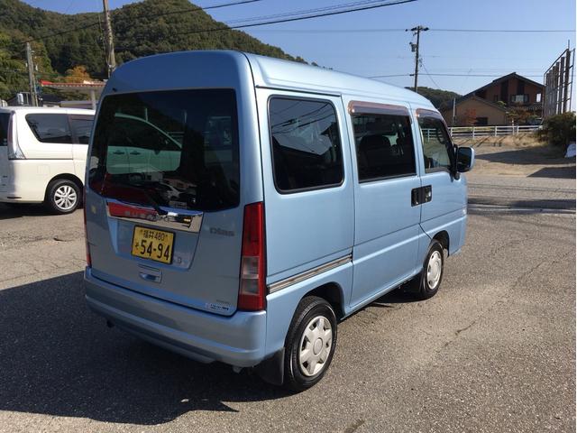 サンバーバン ディアス 4WD 5速マニュアル 前後ドライブレコーダー 運転席エアバック エアコン パワステ パワーウィンドウ(5枚目)
