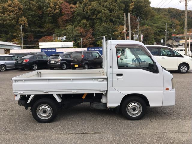 サンバートラック ベースグレード ダンプ 4WD 5速マニュアル 運転席エアバック エアコン パワステ(4枚目)