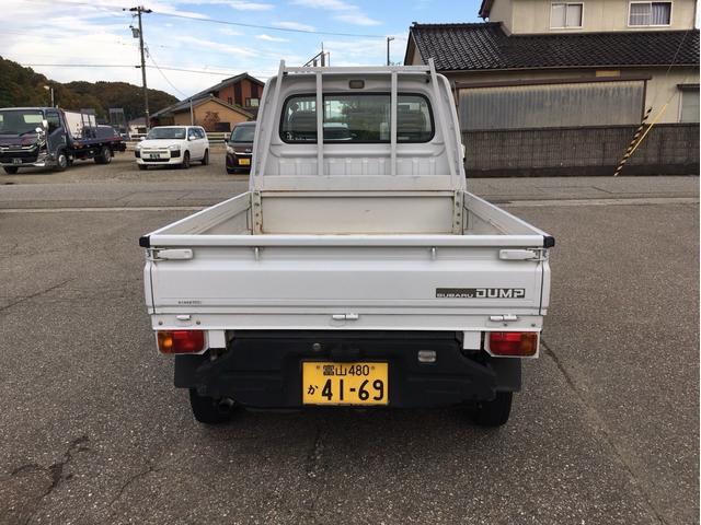 サンバートラック ベースグレード ダンプ 4WD 5速マニュアル 運転席エアバック エアコン パワステ(6枚目)