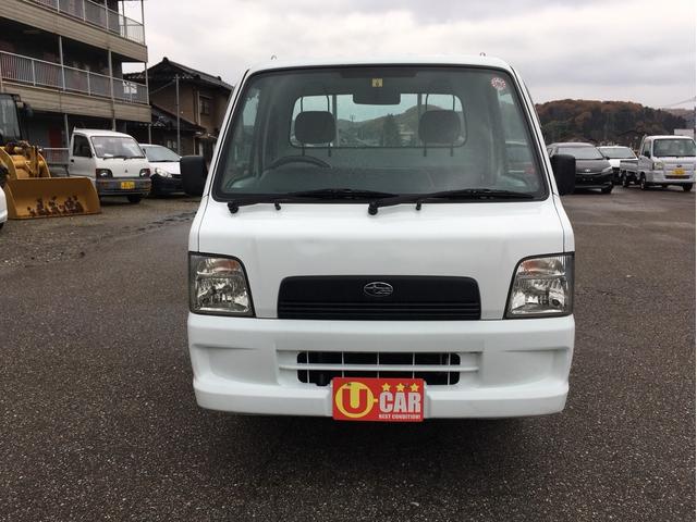 サンバートラック ＴＢ　４ＷＤ　５速マニュアル　エアコン　パワステ　運転席エアバック（2枚目）