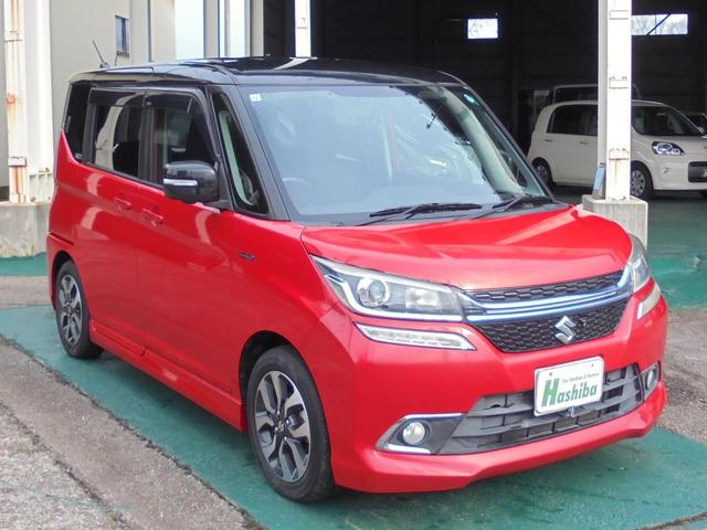 ソリオバンディット ハイブリッドＳＶ　☆　フル装備　☆　ＡＢＳ　☆　ＤＯＰナビ　☆　フルセグ　☆　全方位モニター　☆　ドラレコ　☆　スマートキー　☆　スマートキー　☆　左パワースライド　☆　純正ＡＷ　☆　デュアルカメラブレーキサポート　☆（3枚目）