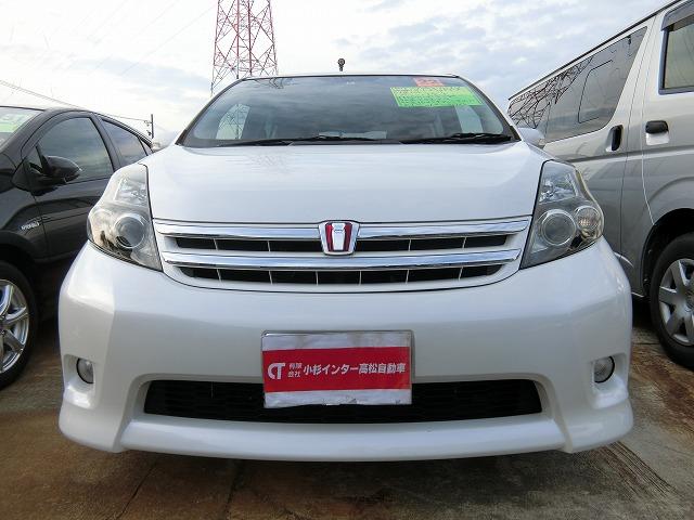 アイシス トヨタ プラタナリミテッド２ ０地デジナビｔｖ両電動プッシュスタート 特別仕様車 地デジフルセグナビｔｖ 両側電動ドア ７速パドルシフト 純正エアロ ｈｉｄヘッドランプ プッシュスタート 純正１６インチアルミ ドアミラーウィンカー オートエアコンの中古