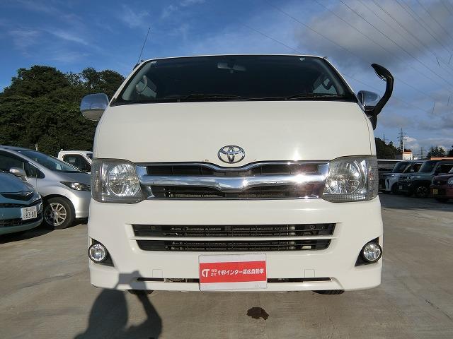 レジアスエースバン ロングスーパーＧＬ　４ＷＤ　ディーゼルターボ　タイベル交換済　４ＷＤ　５人乗り　両側スライドドア　ディーゼル　ターボ　ＥＴＣ付き　地デジフルセグナビＴＶ　ルーフラック　リアヒーター　１９００００ＫＭ時タイミングベルト交換済　オートエアコン（2枚目）