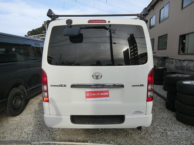 レジアスエースバン ロングスーパーＧＬ　４ＷＤ　ディーゼルターボ　タイベル交換済　４ＷＤ　５人乗り　両側スライドドア　ディーゼル　ターボ　ＥＴＣ付き　地デジフルセグナビＴＶ　ルーフラック　リアヒーター　１９００００ＫＭ時タイミングベルト交換済　オートエアコン（7枚目）