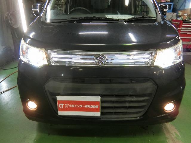 ワゴンＲスティングレー Ｘ　４ＷＤ　地デジフルセグナビＴＶ　グリルイルミ　ＨＩＤ　４ＷＤ　地デジフルセグナビＴＶ　スマートキー　プッシュスタート　ＨＩＤヘッドランプ　アイドリングストップ　シートヒータ　ー　フォグランプ　オートエアコン（5枚目）