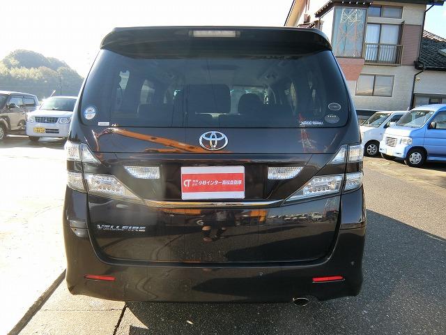 ヴェルファイア ２．４ＺプラチナセレクションＩＩタイプゴルドＩＩ８型ナビ　８型地デジフルセグＨＤＤナビＴＶ　バックカメラ　運転席電動メモリーシート　両側電動スライドドア　パワーバックドア　スマートキー　プッシュスタート　パワーシート　ビルトインＥＴＣ　ＨＩＤヘッドランプ（5枚目）